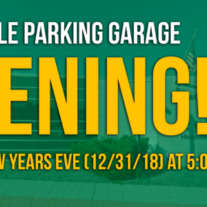 Saladino: Hicksville Commuter Parking Garage now open