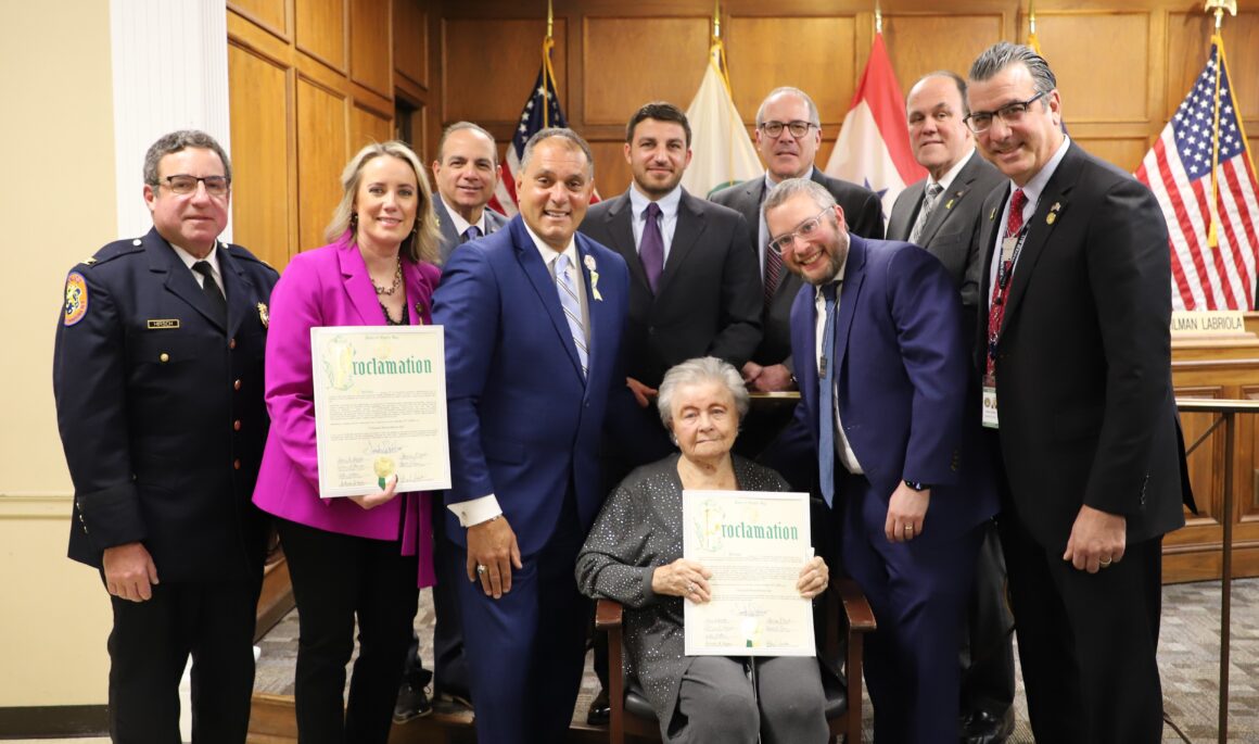 Town Honors Auschwitz Survivor Pearl Friend of Woodbury on Holocaust Remembrance Day