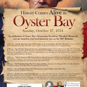 President Theodore Roosevelt Celebration to Bring History Alive in Oyster Bay