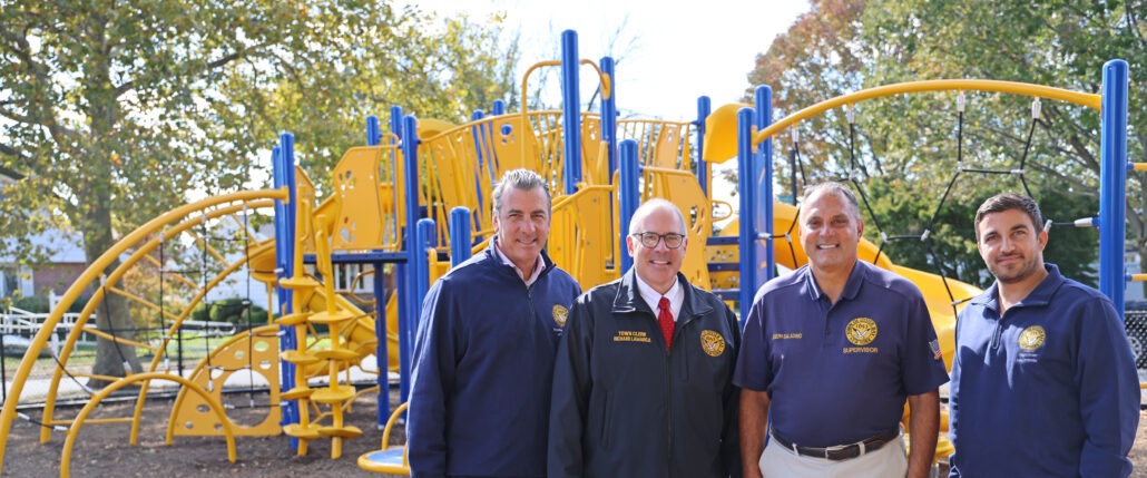 Town Officials Announce New Playgrounds in Hicksville