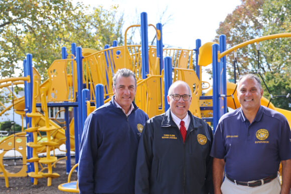 Town Officials Announce New Playgrounds in Hicksville