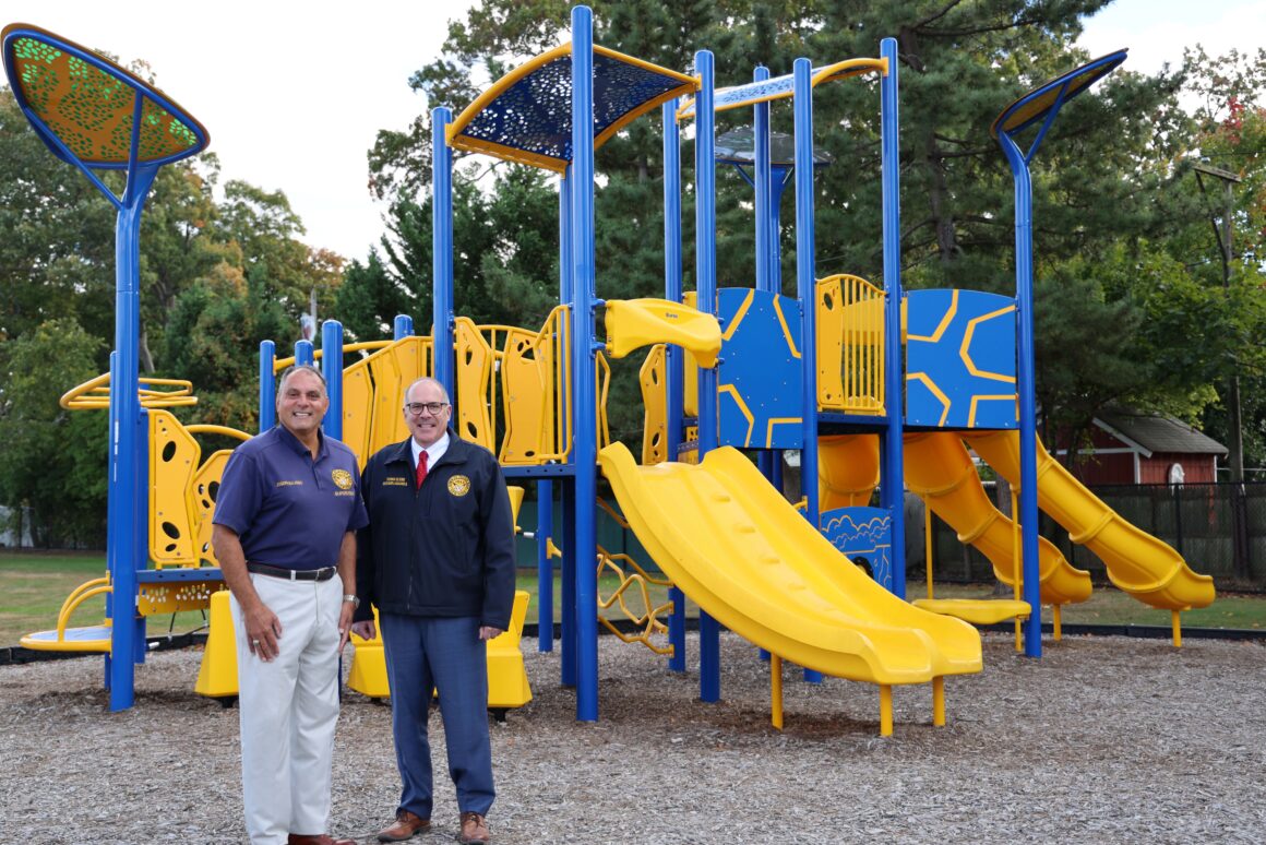 Saladino, LaMarca Announce New Playgrounds in Syosset