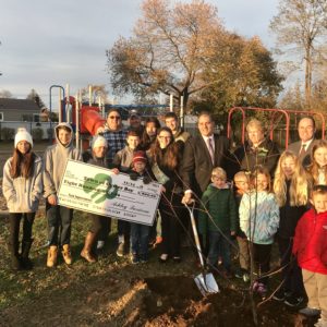 Girl Scout Presents Donation and Unveils Local Park Improvements in Pursuit of Gold Award Project