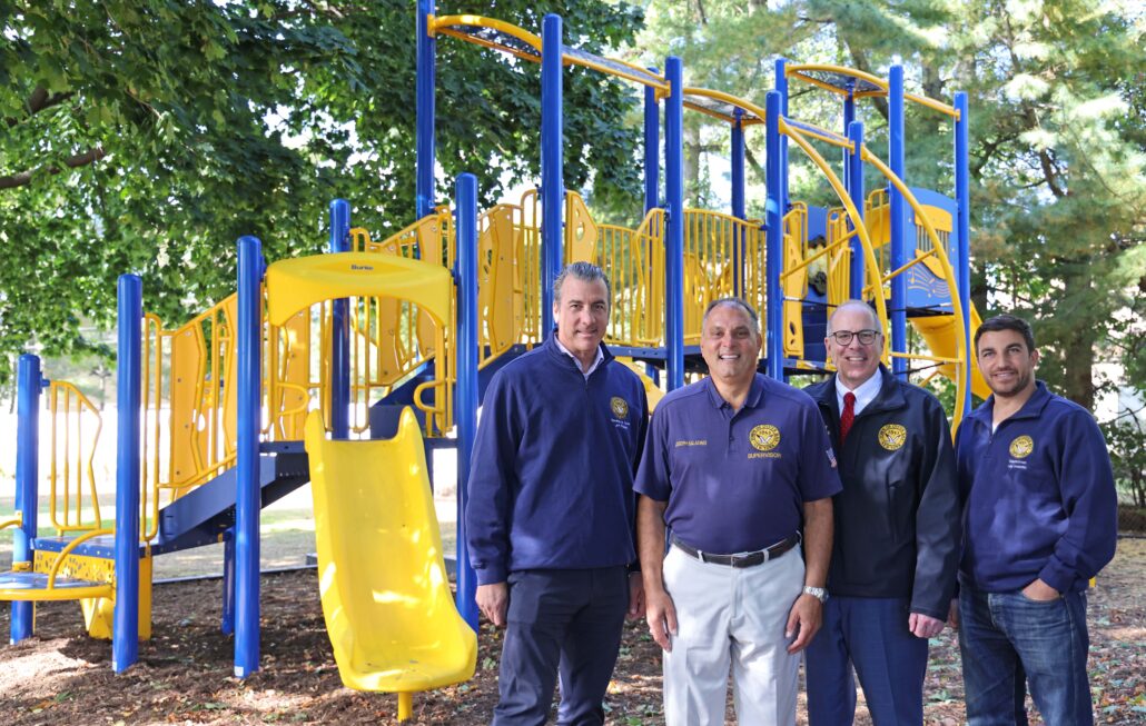 Town Officials Announce New Playgrounds in Bethpage