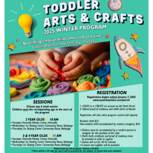 Councilman Hand Announces Winter 2025 Toddler Arts & Crafts Program