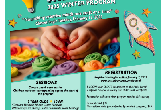 Councilman Hand Announces Winter 2025 Toddler Arts & Crafts Program