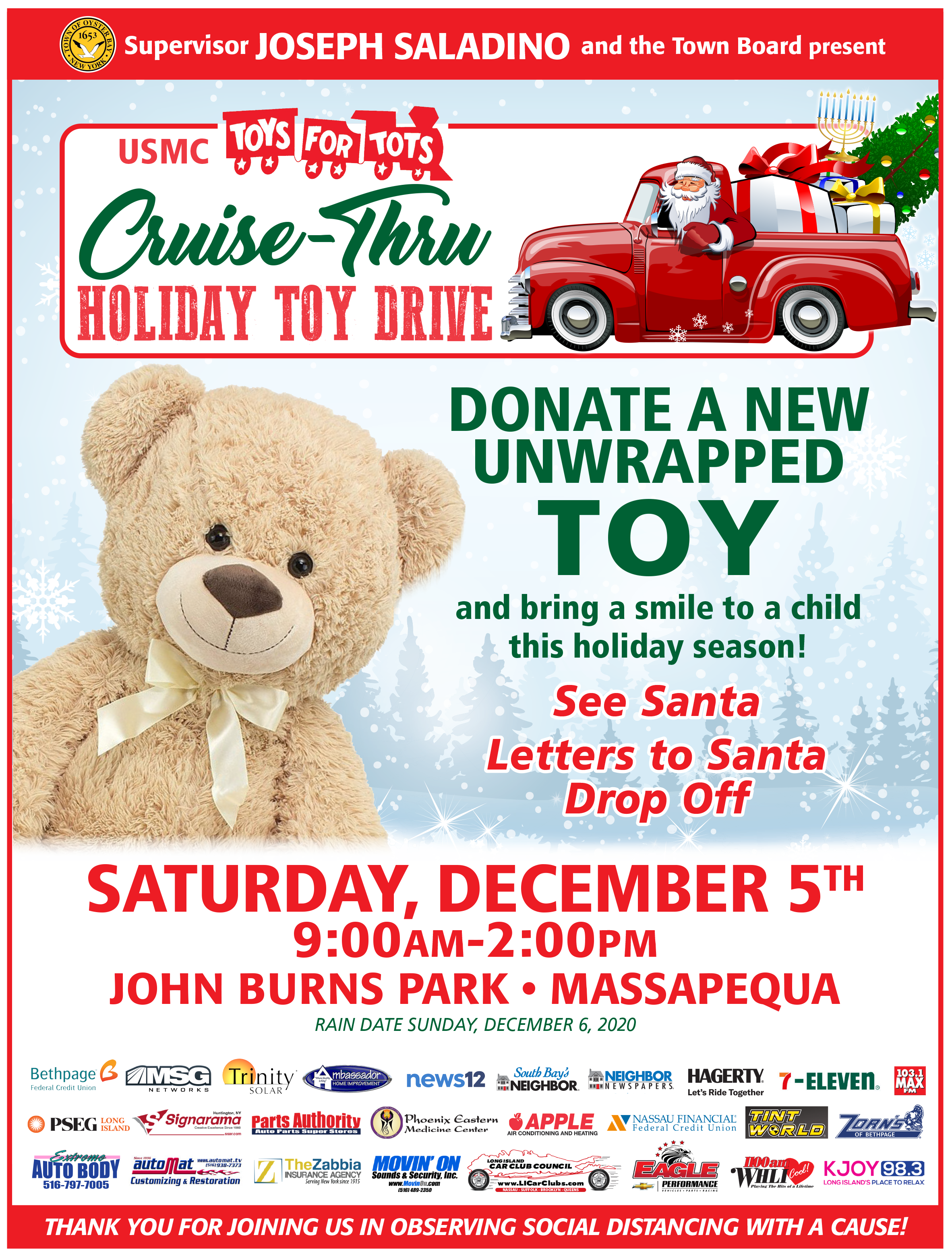 Cruise Thru Holiday Toy Drive Town Of