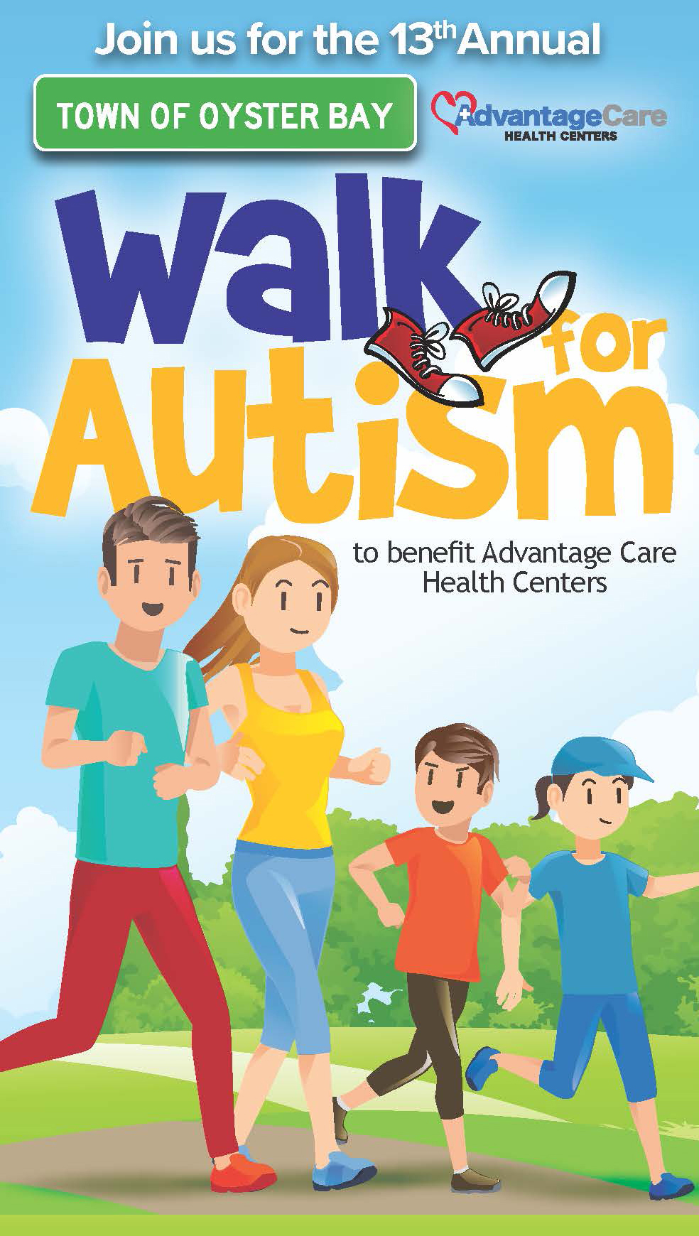Supervisor Saladino, Councilman Hand Invite Residents to “Walk for Autism” at Burns Park