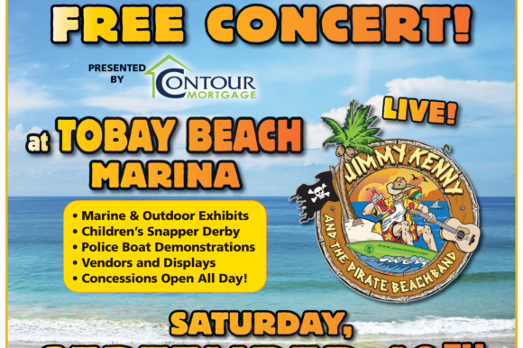 Free Waterfront Festival, Concert at TOBAY Beach Marina on September 10th