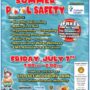 Free Pool Safety Seminar offered by Town and Catholic Health