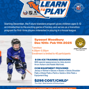 NY Islanders ‘Learn to Play’ Hockey Program Coming Soon to Outdoor Rinks