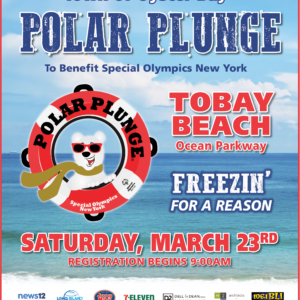 Polar Plunge Returns to TOBAY Beach March 23rd