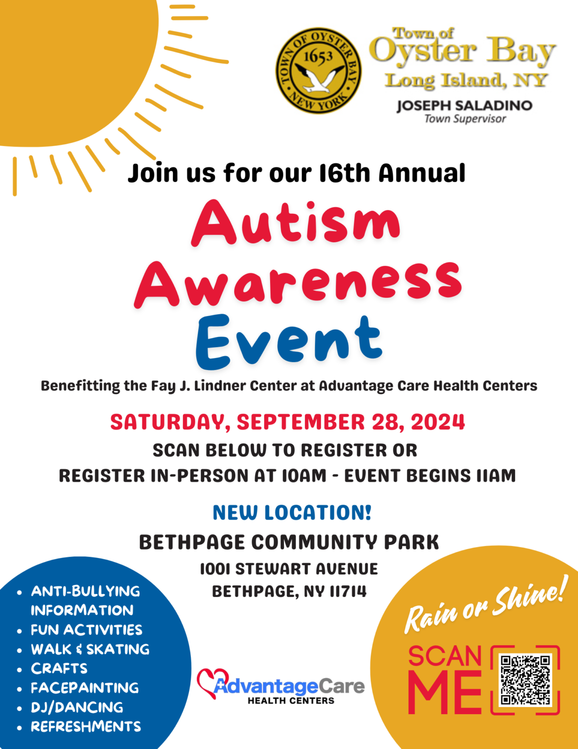 Residents Invited to Autism Awareness Event at Bethpage Park