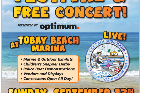 2026 Waterfront MAILER 8.5 x 11-1 Free Waterfront Festival & Outdoor Concert at TOBAY Beach on September 13th
