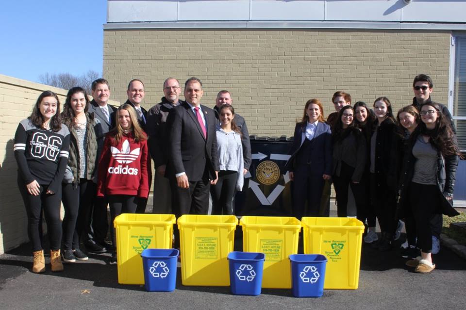 Saladino & Hand Bring Single Stream Recycling Program to Local School Districts