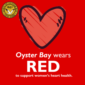 Saladino and Maier Commemorate National Wear Red Day in Oyster Bay