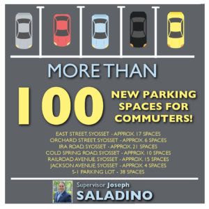 Saladino, Alesia, Hand Increase Commuter Parking Availability in Syosset