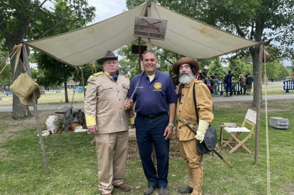 Theodore Roosevelt’s Rough Riders Return to Oyster Bay