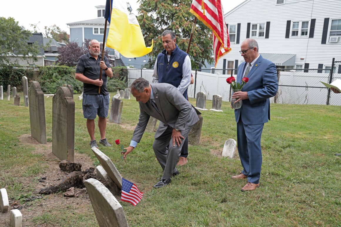 Town Unveils Historical Marker with Sons of American Revolution at Local Cemetery