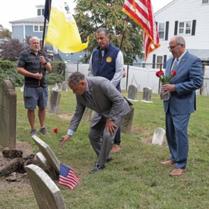 Town Unveils Historical Marker with Sons of American Revolution at Local Cemetery