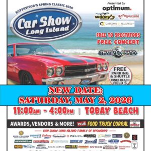 L.I.’s Largest Car Show Rescheduled for May 2nd 