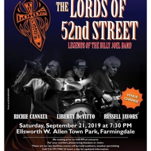 Saladino Invites Residents to ‘One Last Summer Blast’ Concert with Lords of 52nd Street