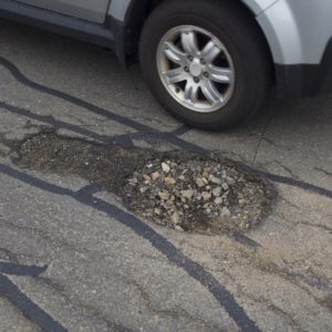 Saladino Urges Residents to  Report Potholes on Town Roadways