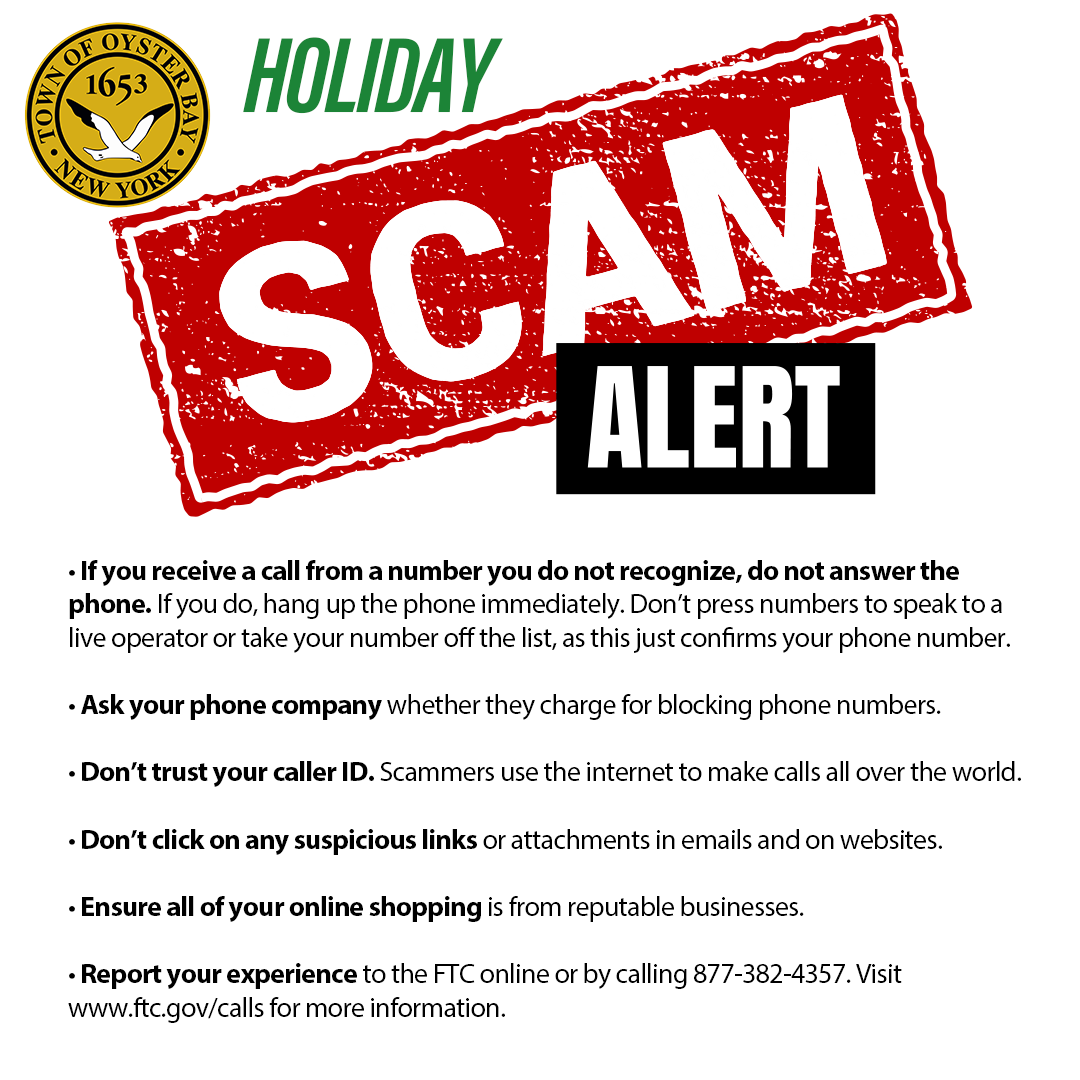 Councilwoman Walsh Cautions Residents Not to Fall Victim to Holiday Scams
