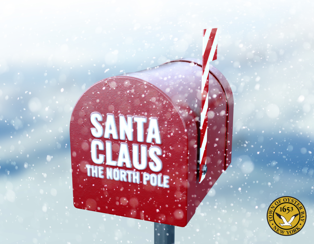 Saladino Brings Santa’s Mailboxes From North Pole to Town Offices