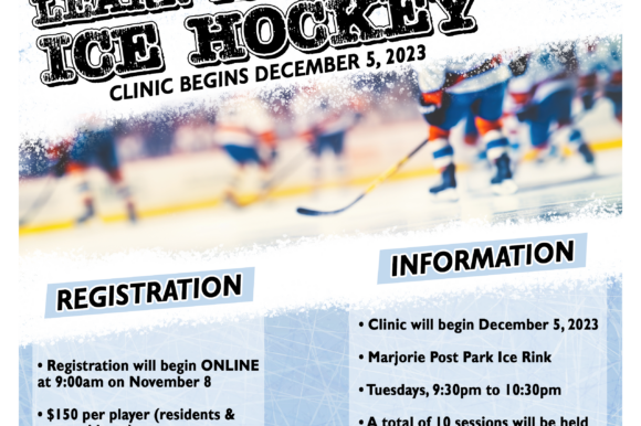 Registration Opens for Advanced Adult Ice Hockey Clinic