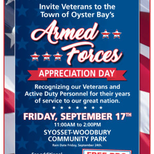 Town to Host Armed Forces Appreciation Day 2021 on Friday, September 17th