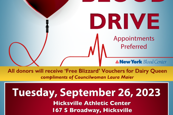 Walsh Urges Residents to Give the Gift of Life by Donating Blood on September 26th