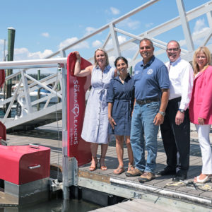 Floating Litter Traps Installed at North Shore Marina – First of Their Kind in United States