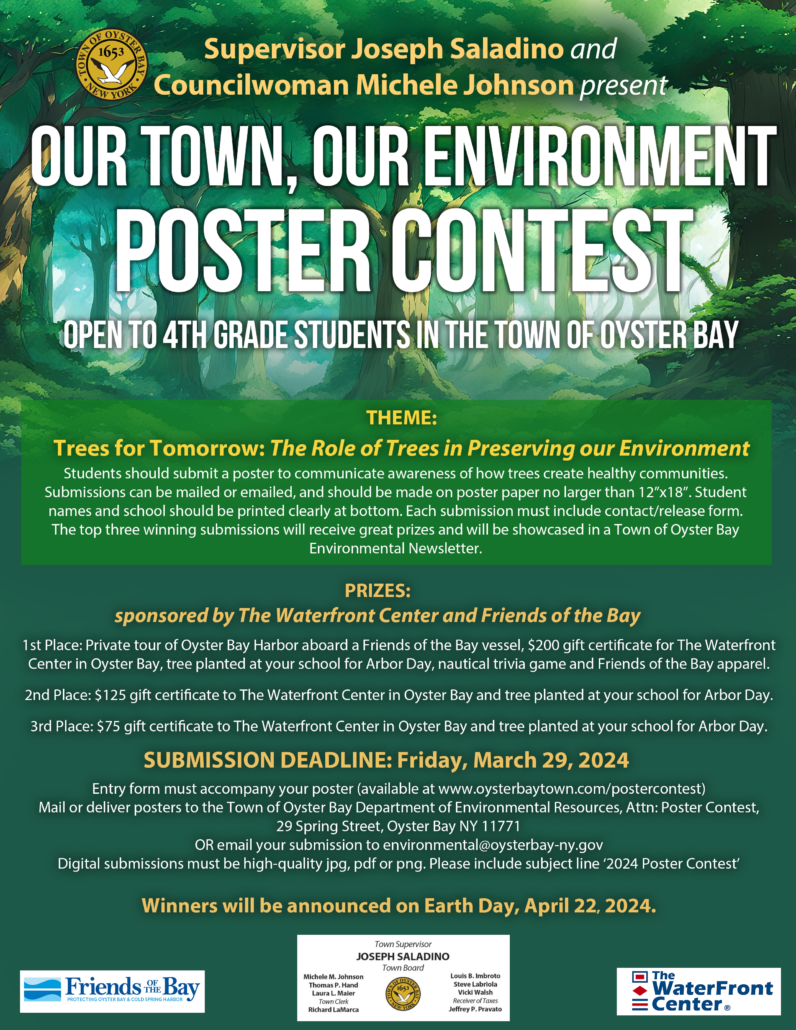 Town Announces Environmental Poster Contest for 4th Grade Students