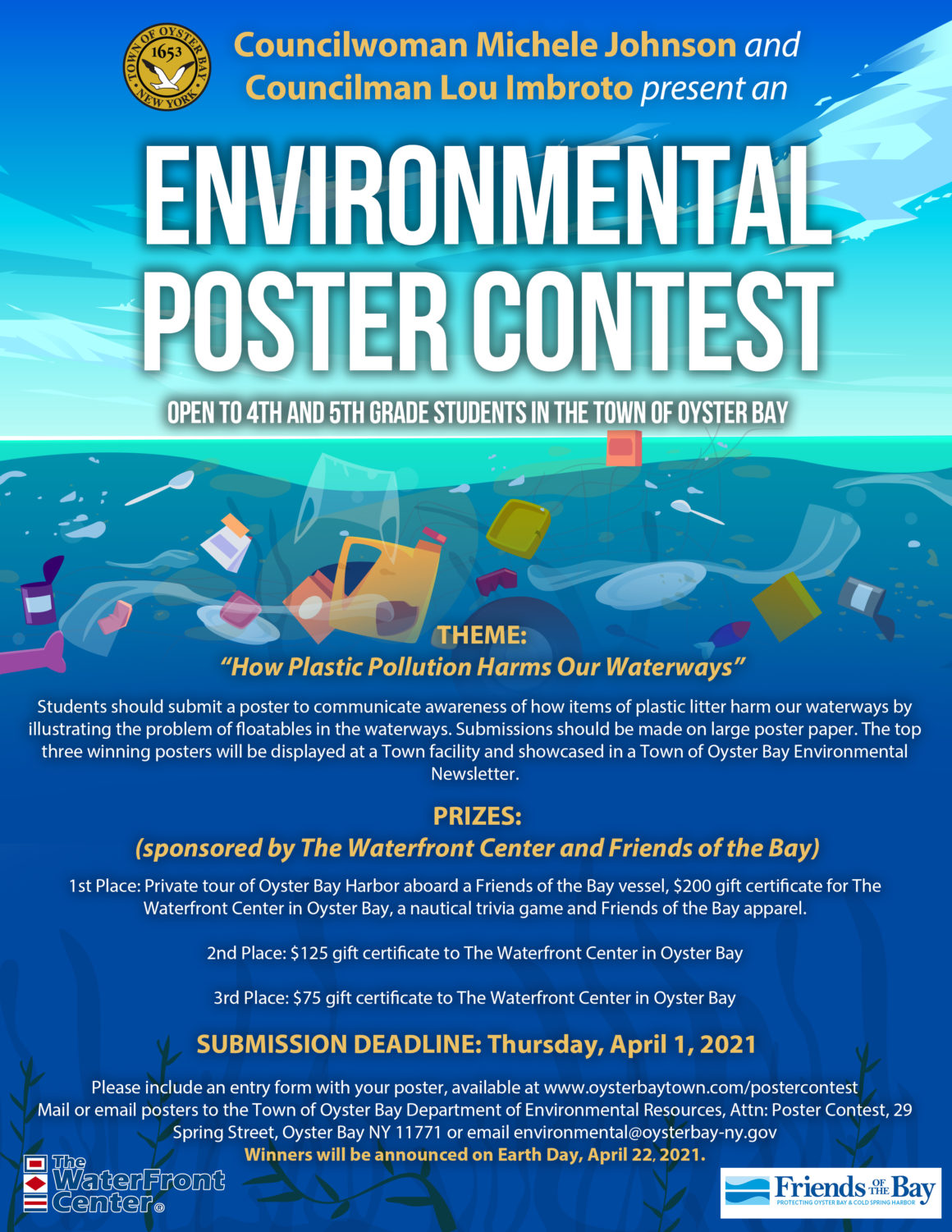 Town Launches Environmental Poster Contest for 4th and 5th Grade Students