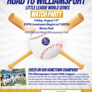 “Road to Williamsport” Little League World Series Watch Party