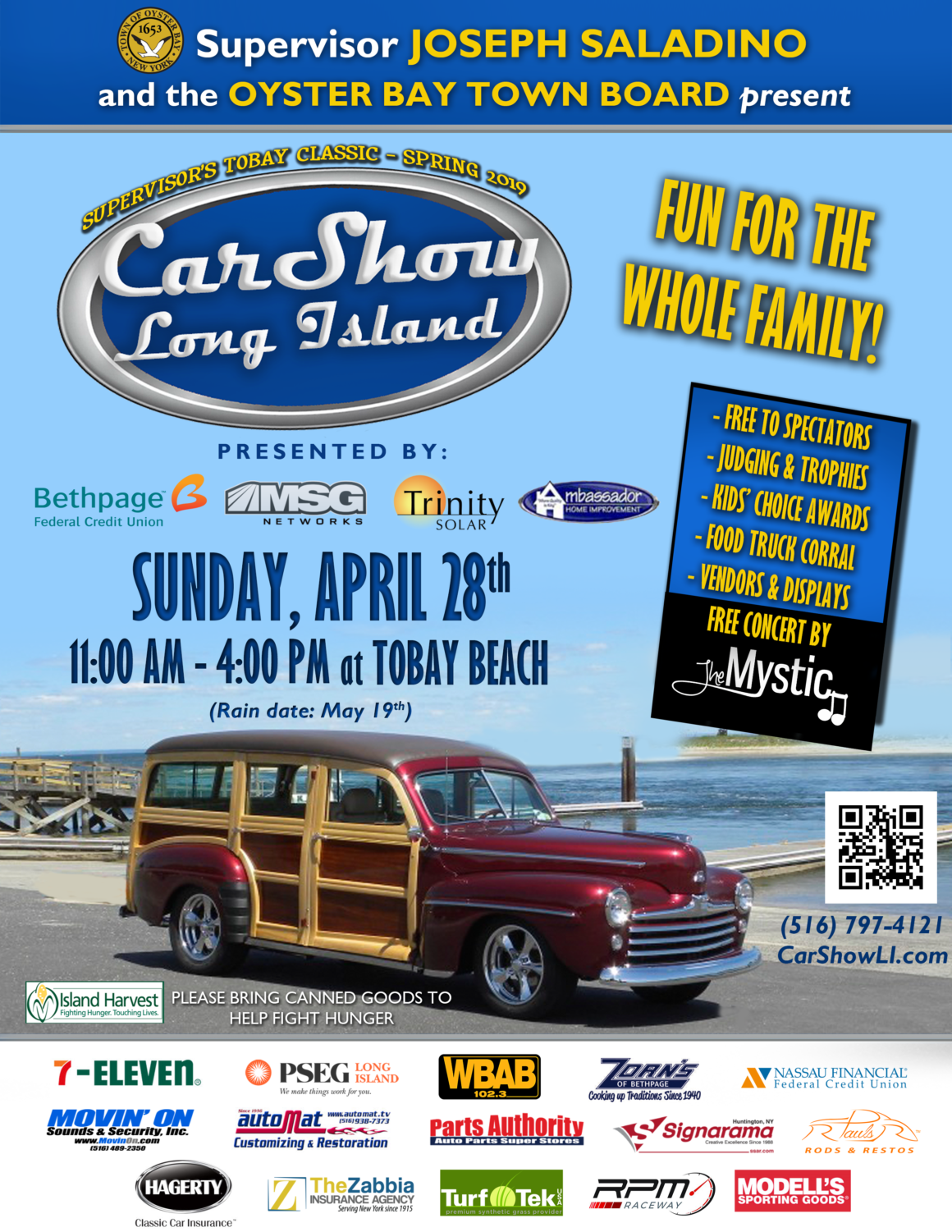 Saladino Announces Car Show Long Island TOBAY Spring Classic on April 28th