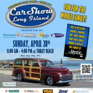 Saladino Announces Car Show Long Island TOBAY Spring Classic on April 28th
