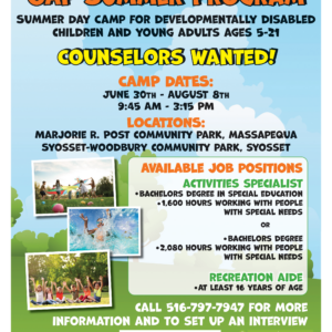 Monteleone: Counselors Wanted for Summer GAP Program