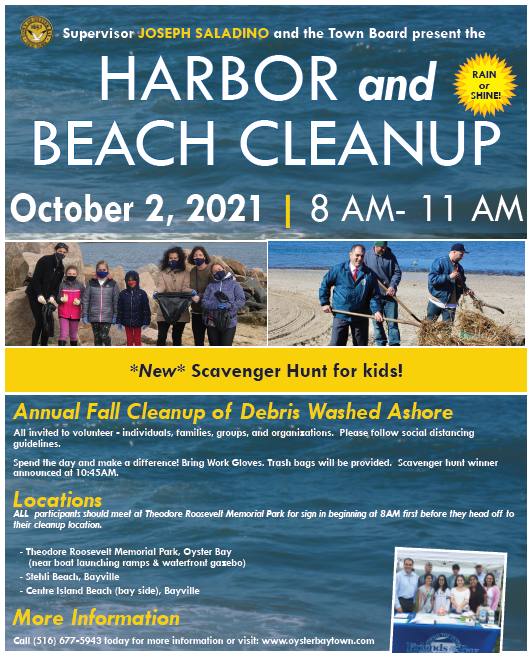 Harbor CleanUp 2021 Updated – Copy – Town of Oyster Bay