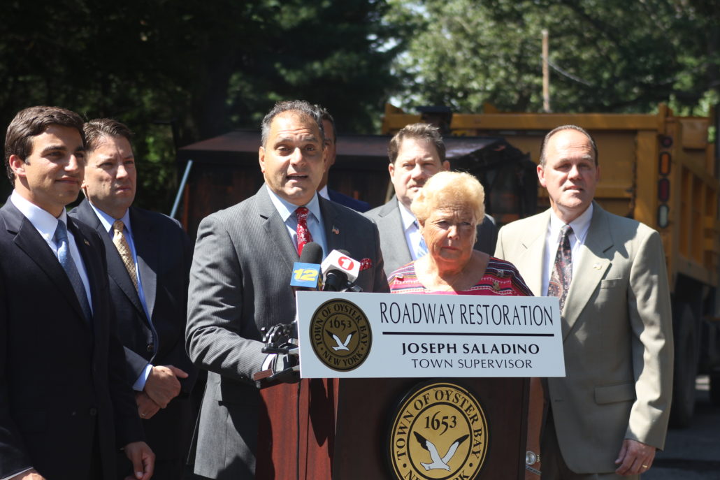 Saladino, Hand and County Legislators announce Operation Roadway Restoration