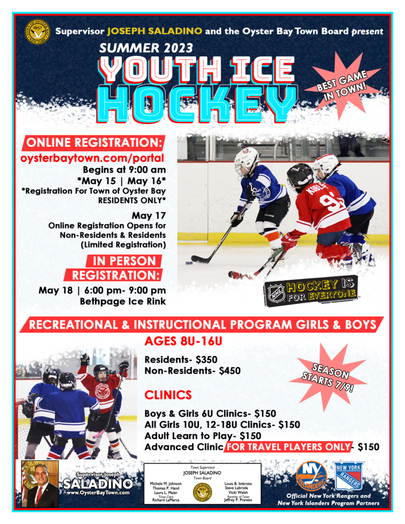 Registration Still Open for Summer Youth Ice Hockey Program