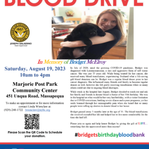Town to Host Blood Drive in Memory of Cancer Victim