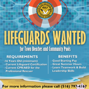 Saladino, Hand Announce Lifeguard Employment Opportunities at Town Pools & Beaches