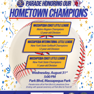 Parade Scheduled to Honor Massapequa Little League Championship Teams