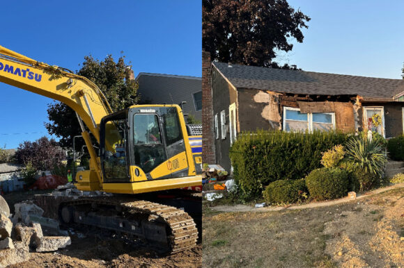 Neighborhood Eyesore Demolished in Plainview