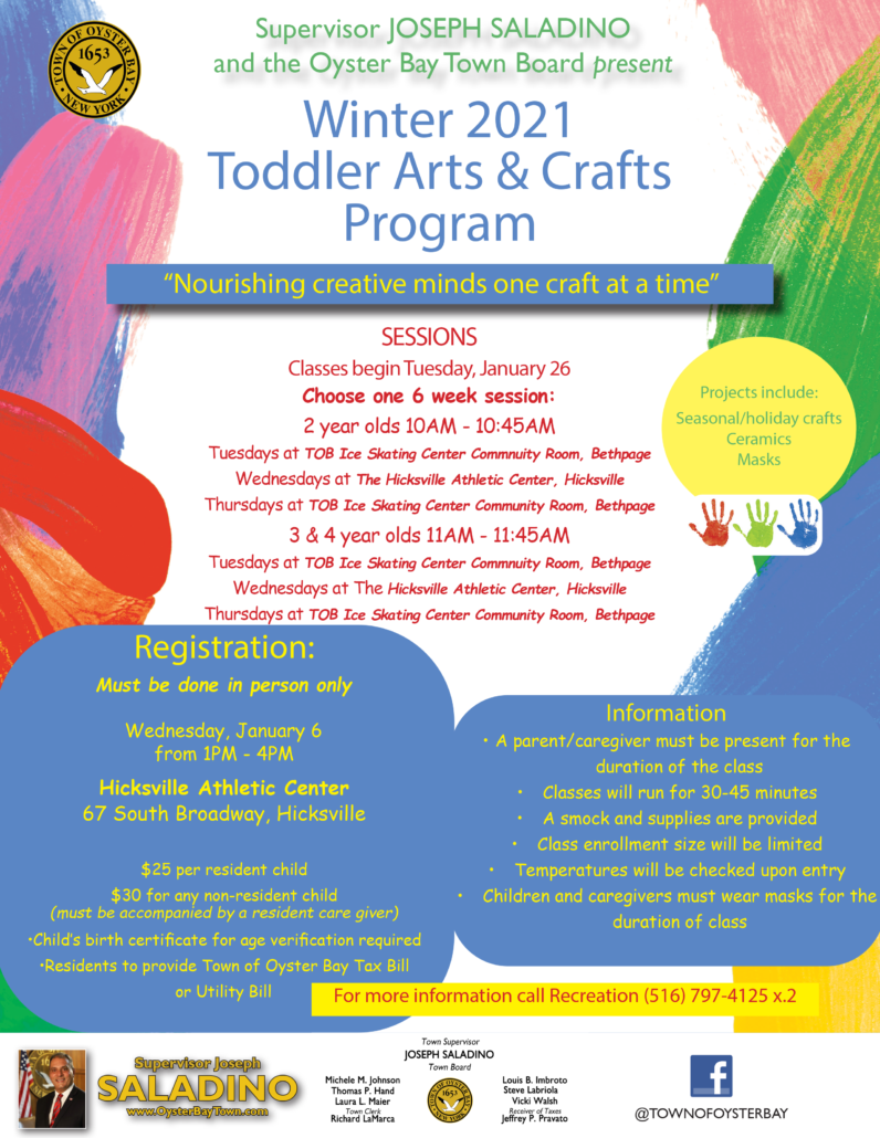 Councilwoman Johnson Announces Winter 2021 Toddler Arts and Crafts Program