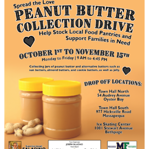 Town Partners With Community Group to Collect Peanut Butter