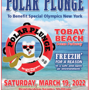 Polar Plunge Returns to TOBAY Beach March 19th