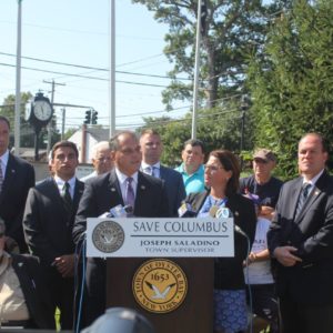 Saladino, Councilmembers and Clerk Partner with Local Italian-Americans in urging NYC Mayor & Radical Officials to Send Columbus Statues to Massapequa if Removed